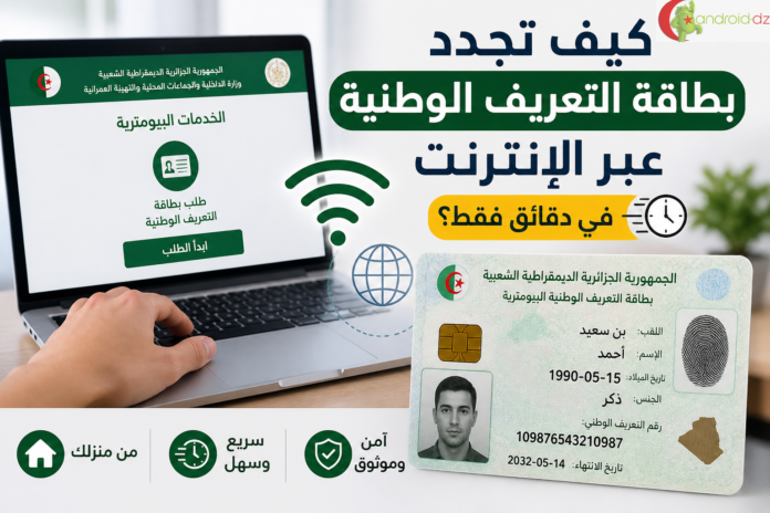 كيف تجدد بطاقة التعريف الوطنية عبر الإنترنت في دقائق فقط؟