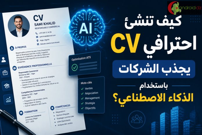 كيف تنشئ CV احترافي يجذب الشركات باستخدام الذكاء الاصطناعي؟