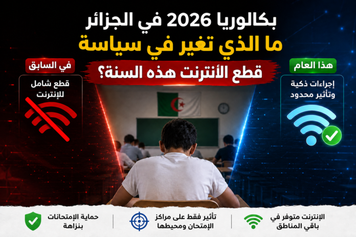 بكالوريا 2026 الانترنت لم يعد ينقطع وطنياً كما في السابق.. ما الذي تغير؟