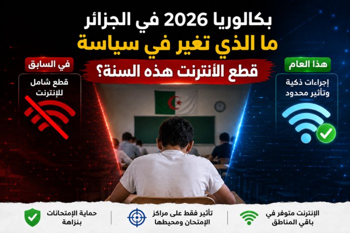 بكالوريا 2026 الانترنت لم يعد ينقطع وطنياً كما في السابق.. ما الذي تغير؟