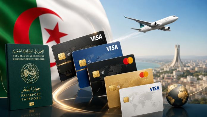 البطاقات الدولية الجزائر منحة السفر