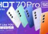 الإعلان عن هاتف هاتف Infinix Hot 70 Pro بشاشة 144Hz ومعالج Dimensity 7100 سعر هاتف Infinix Hot 70 Pro في الجزائر