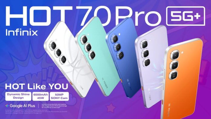 سعر هاتف Infinix Hot 70 Pro في الجزائر