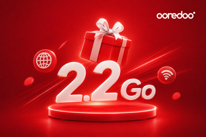 أوريدو تهدي 2.2 جيغا من الإنترنت المجانية عبر تطبيق My Ooredoo