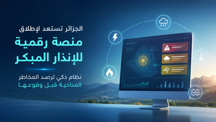 الجزائر تستعد لإطلاق منصة رقمية للإنذار المبكر والتغيرات المناخية