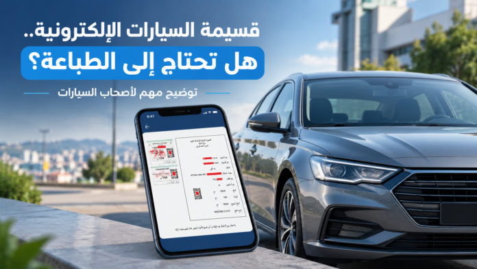 قسيمة السيارات الإلكترونية المقتناة عن بعد في الجزائر