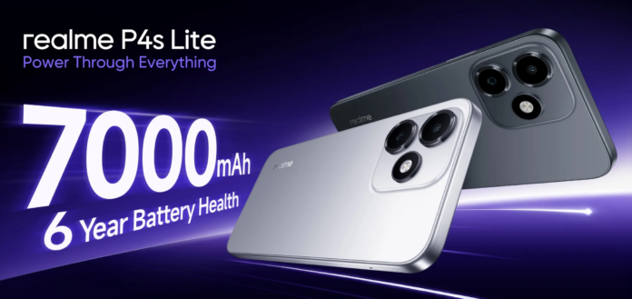 سعر هاتف Realme P4s Lite ببطارية 7000mAh وشاشة 120Hz